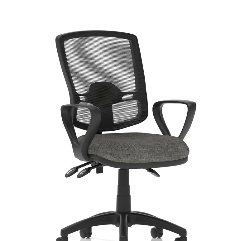 Eclipse Plus III Deluxe Medium Mesh Back Task Operator Office Chair