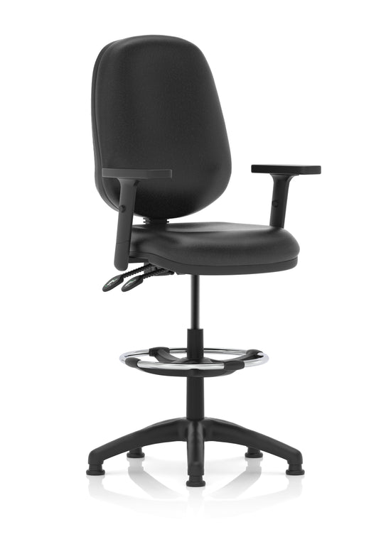 Eclipse Plus II Task Operator Office Chair with Hi Rise Draughtsman Kit