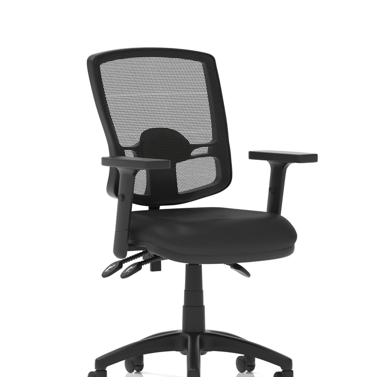 Eclipse Plus III Deluxe Medium Mesh Back Task Operator Office Chair