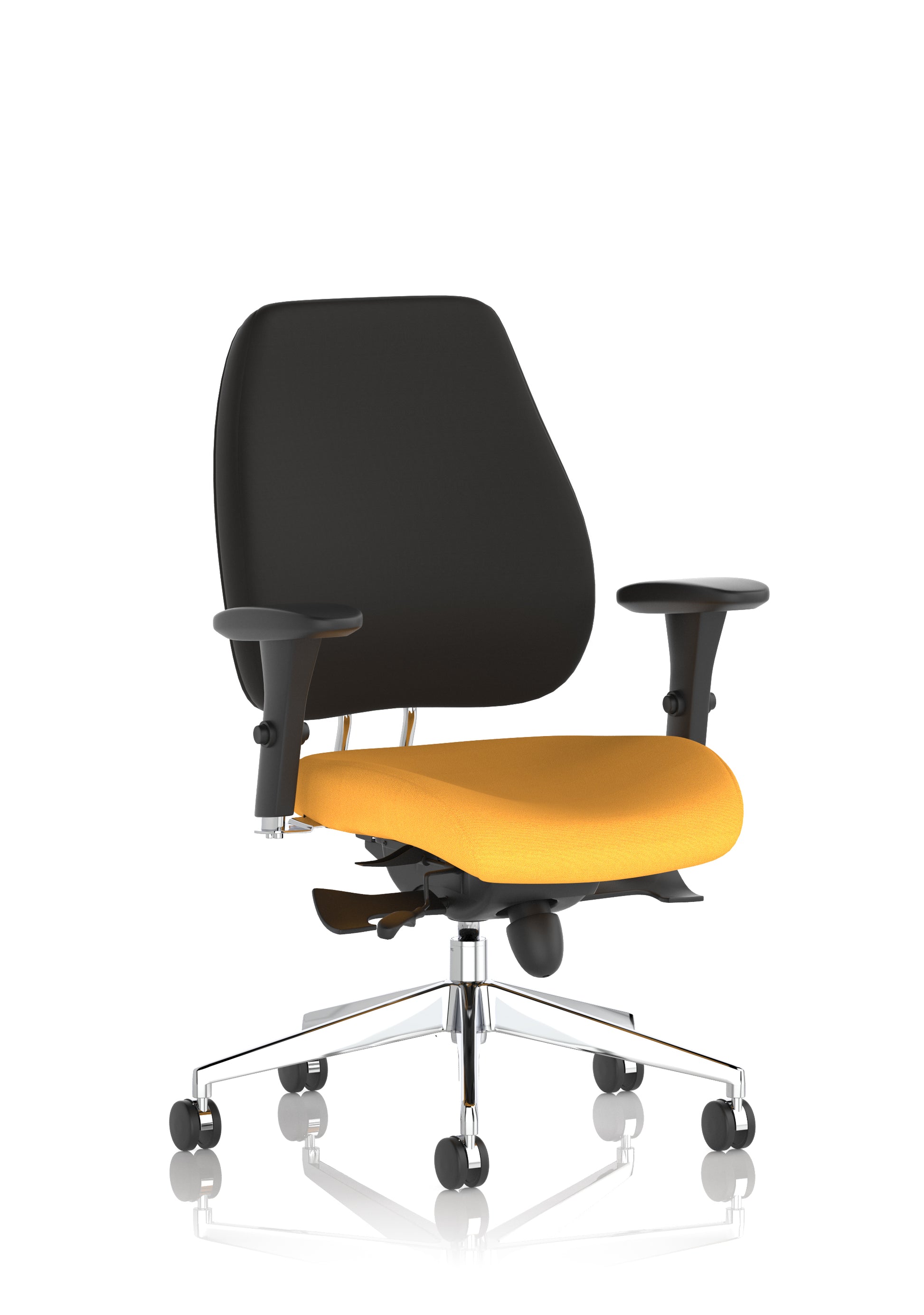 Chiro Plus High Back Ergonomic Posture Chair Black with Arms