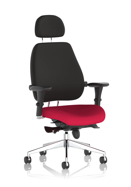 Chiro Plus Ultimate High Back Ergonomic Posture Chair with Arms and Headrest