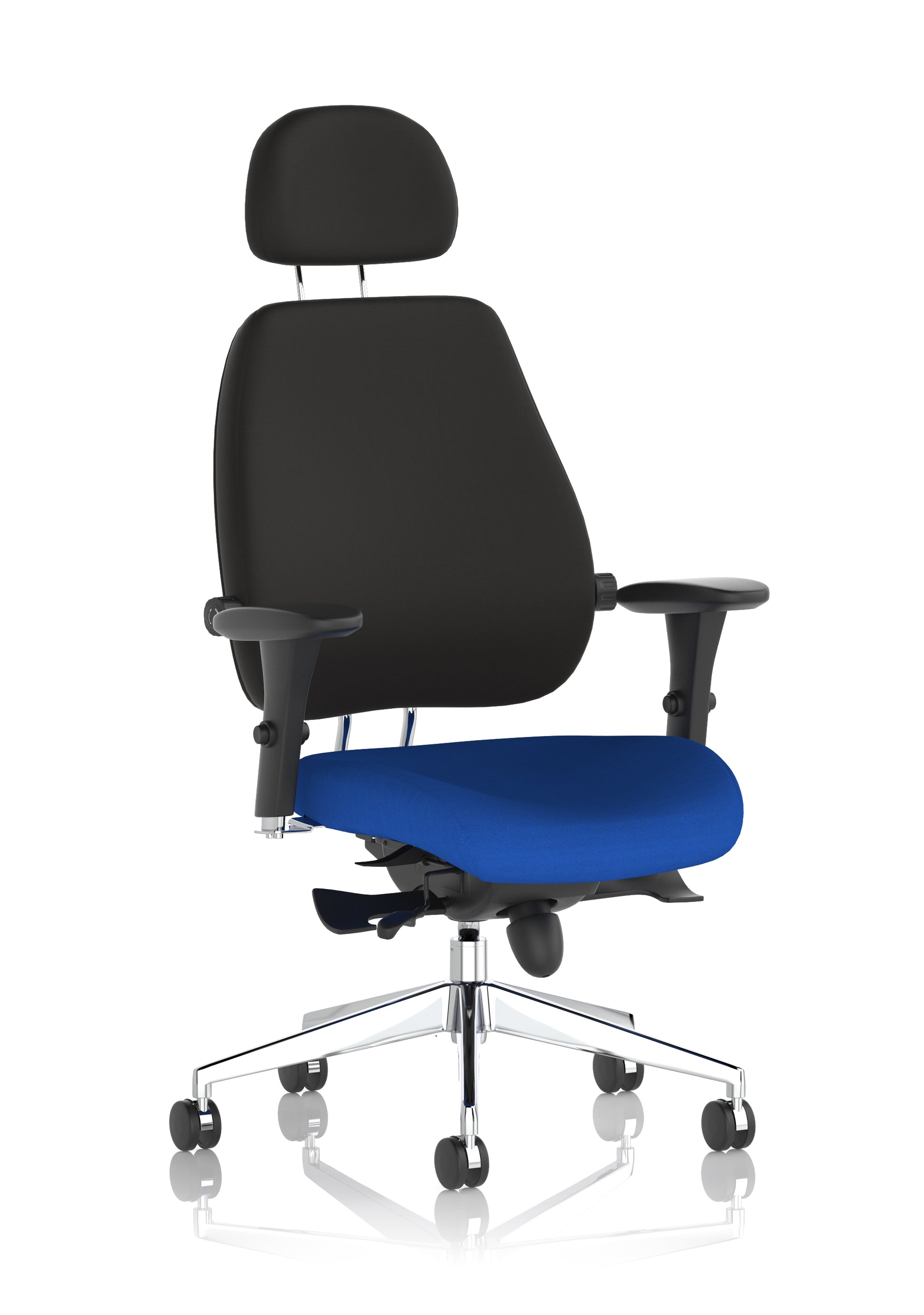 Chiro Plus Ultimate High Back Ergonomic Posture Chair with Arms and Headrest