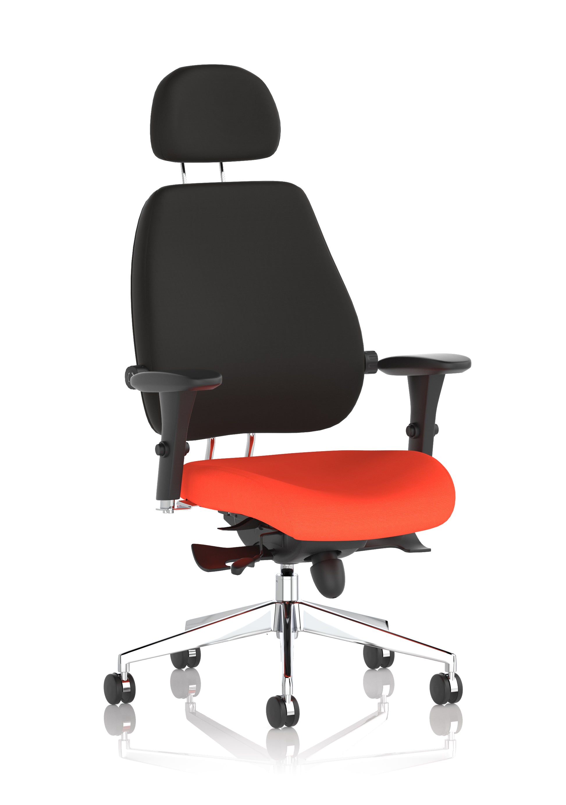 Chiro Plus Ultimate High Back Ergonomic Posture Chair with Arms and Headrest