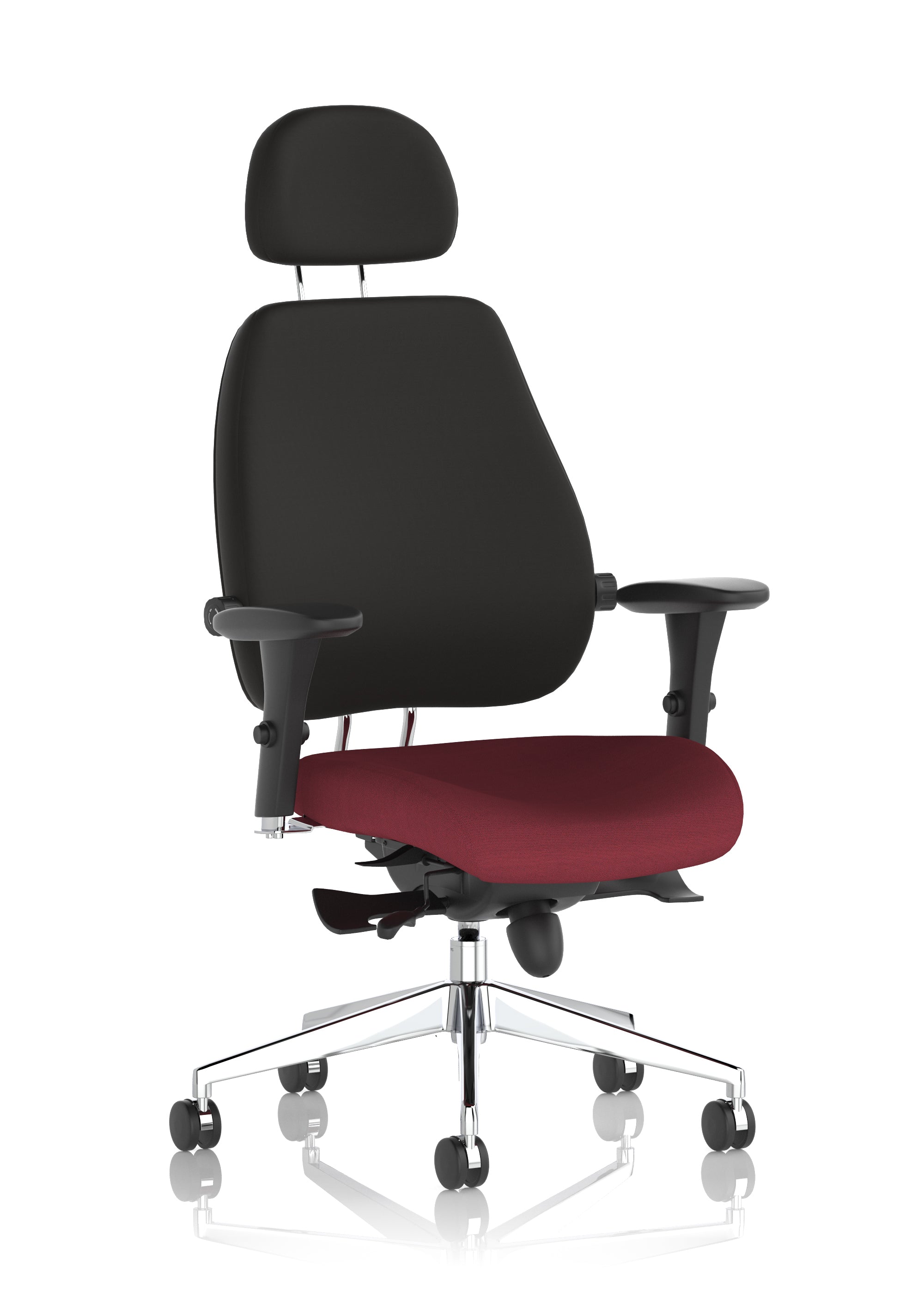Chiro Plus Ultimate High Back Ergonomic Posture Chair with Arms and He Dynamic Office Solutions