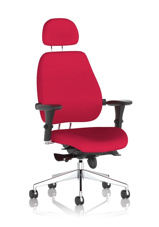 Chiro Plus Ultimate High Back Ergonomic Posture Chair with Arms and Headrest