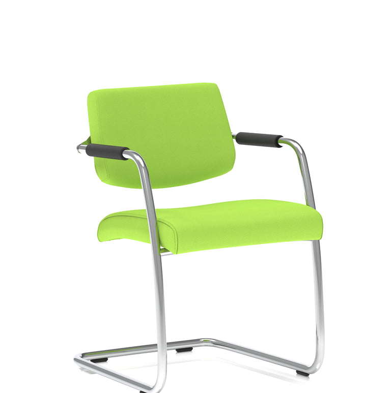 Havanna Medium Back Cantilever Visitor Chair with Arms