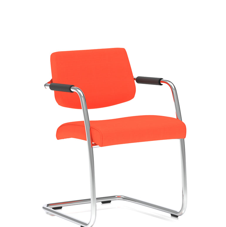 Havanna Medium Back Cantilever Visitor Chair with Arms