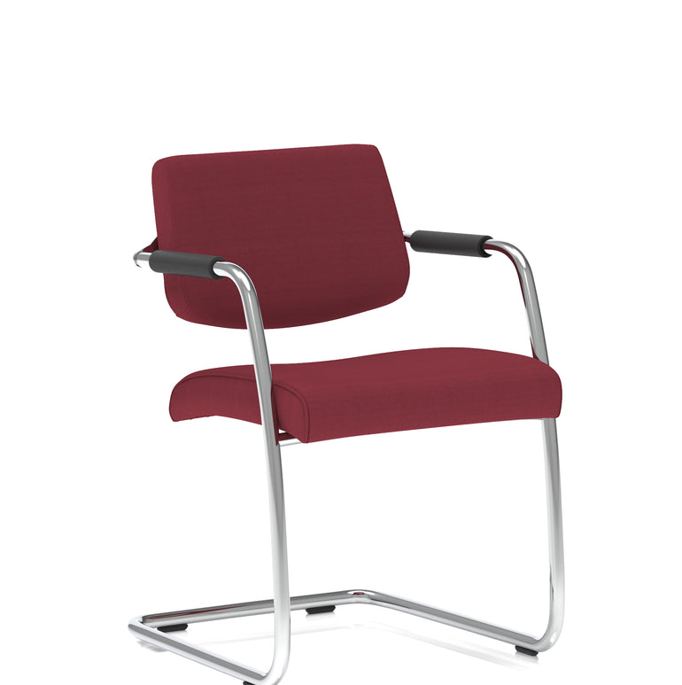 Havanna Medium Back Cantilever Visitor Chair with Arms