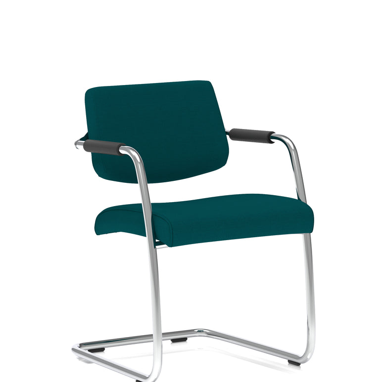 Havanna Medium Back Cantilever Visitor Chair with Arms
