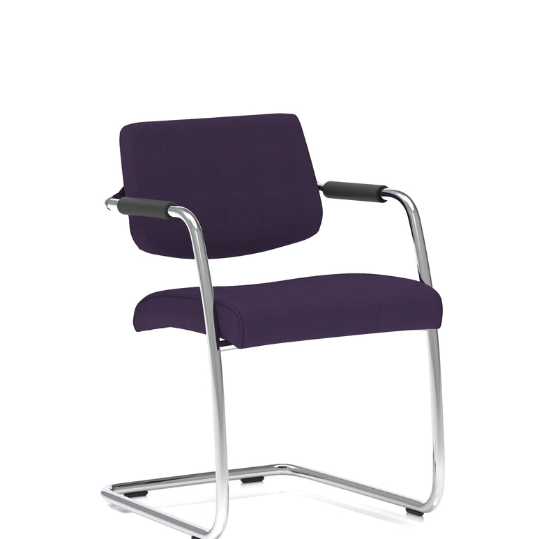Havanna Medium Back Cantilever Visitor Chair with Arms