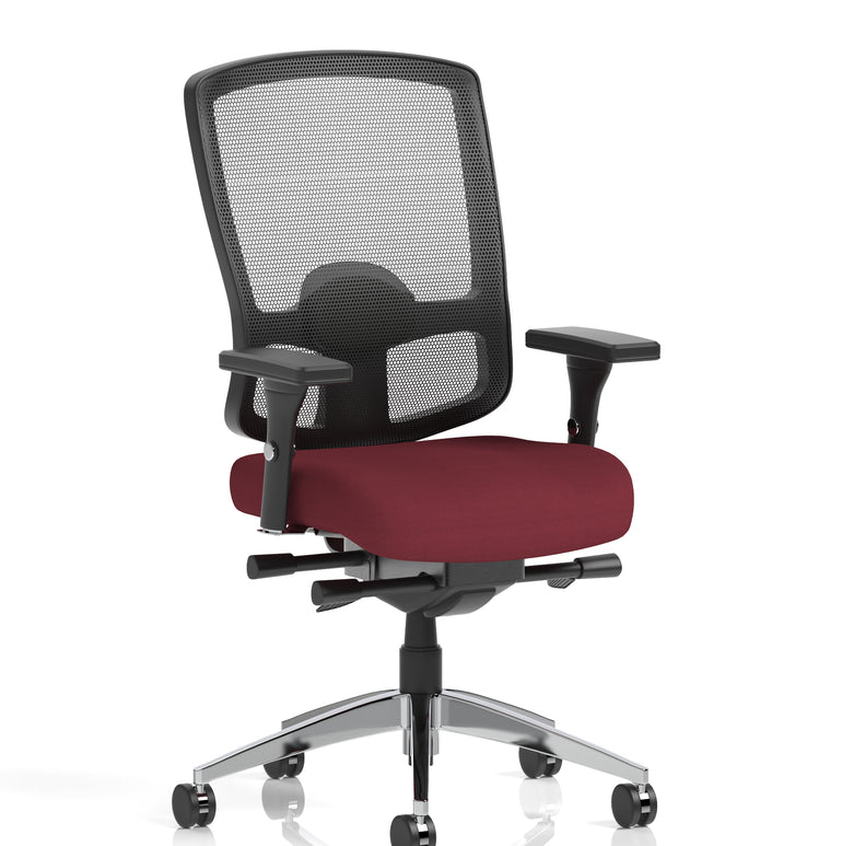Regent High Mesh Back Ergonomic Task Operator Office Chair with Arms