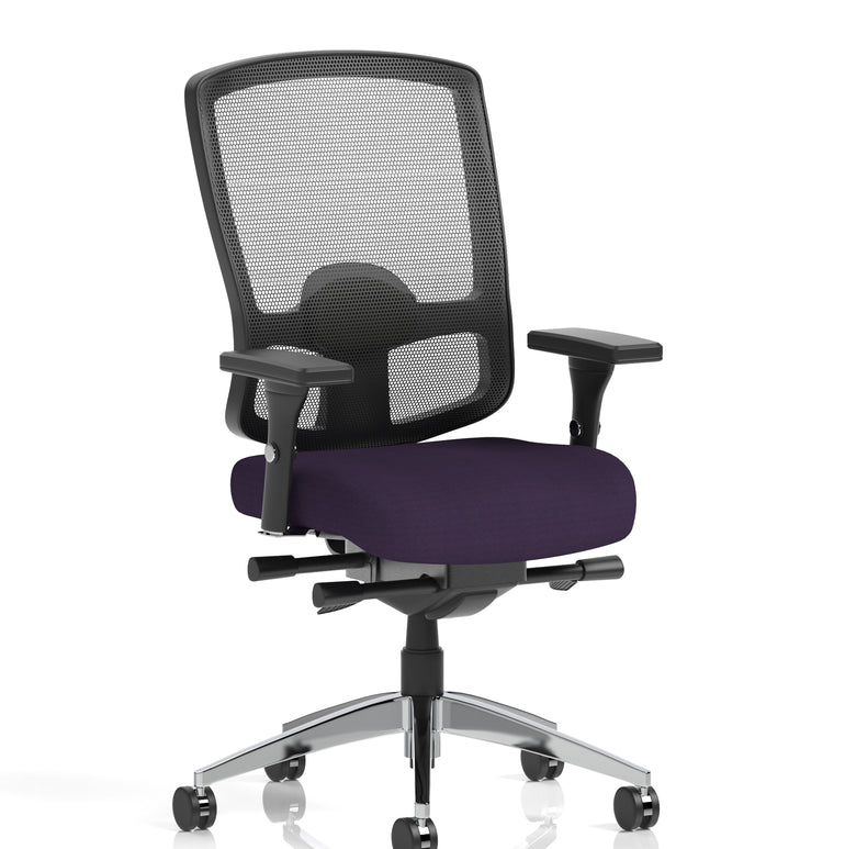 Regent High Mesh Back Ergonomic Task Operator Office Chair with Arms