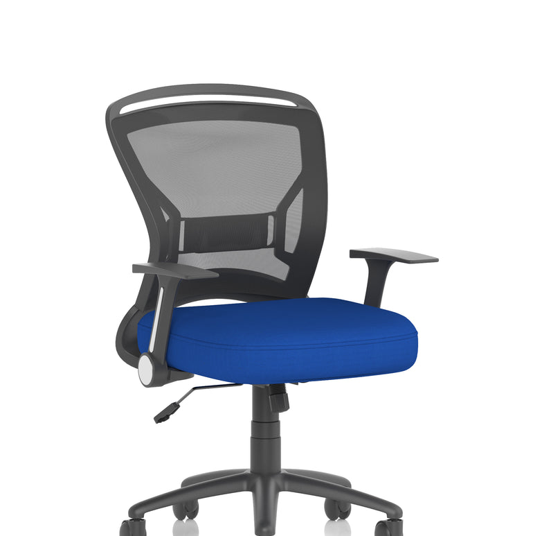 Zeus Medium Mesh Back Task Operator Office Chair with Arms