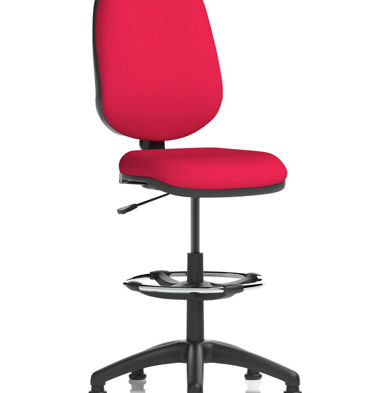 Eclipse Plus I Medium Back Task Operator Office Chair with Hi Rise Draughtsman Kit