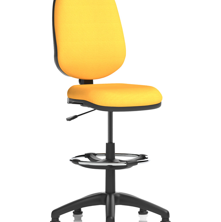 Eclipse Plus I Medium Back Task Operator Office Chair with Hi Rise Draughtsman Kit