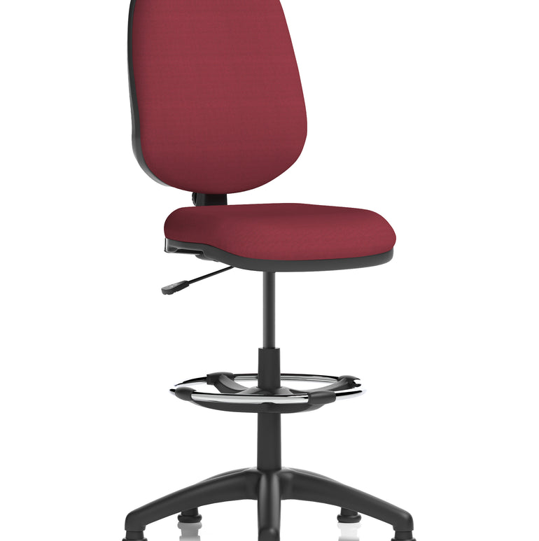 Eclipse Plus I Medium Back Task Operator Office Chair with Hi Rise Draughtsman Kit