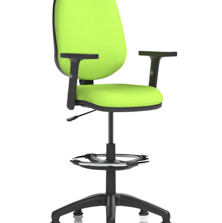 Eclipse Plus I Medium Back Task Operator Office Chair with Hi Rise Draughtsman Kit