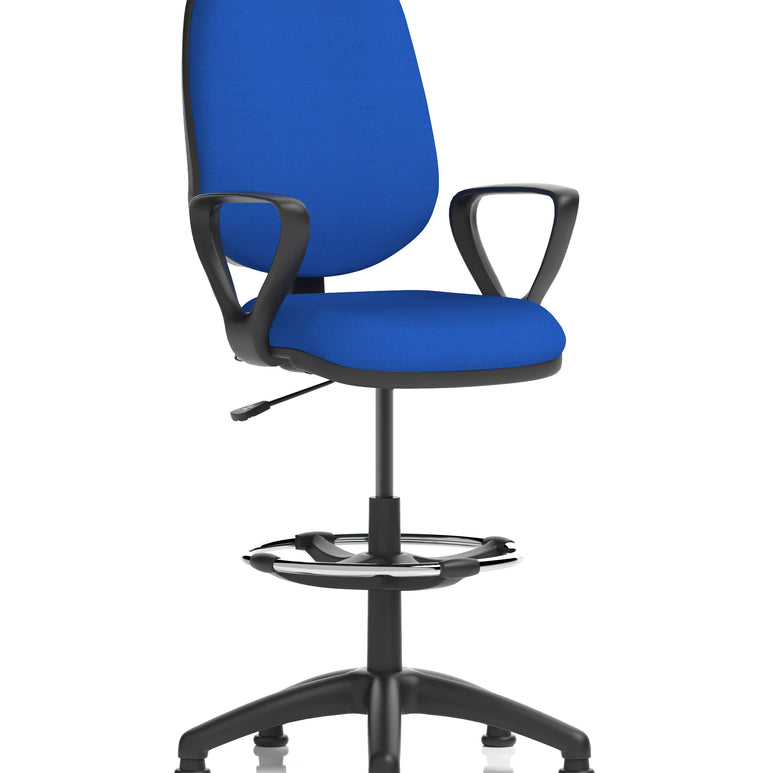 Eclipse Plus I Medium Back Task Operator Office Chair with Hi Rise Draughtsman Kit
