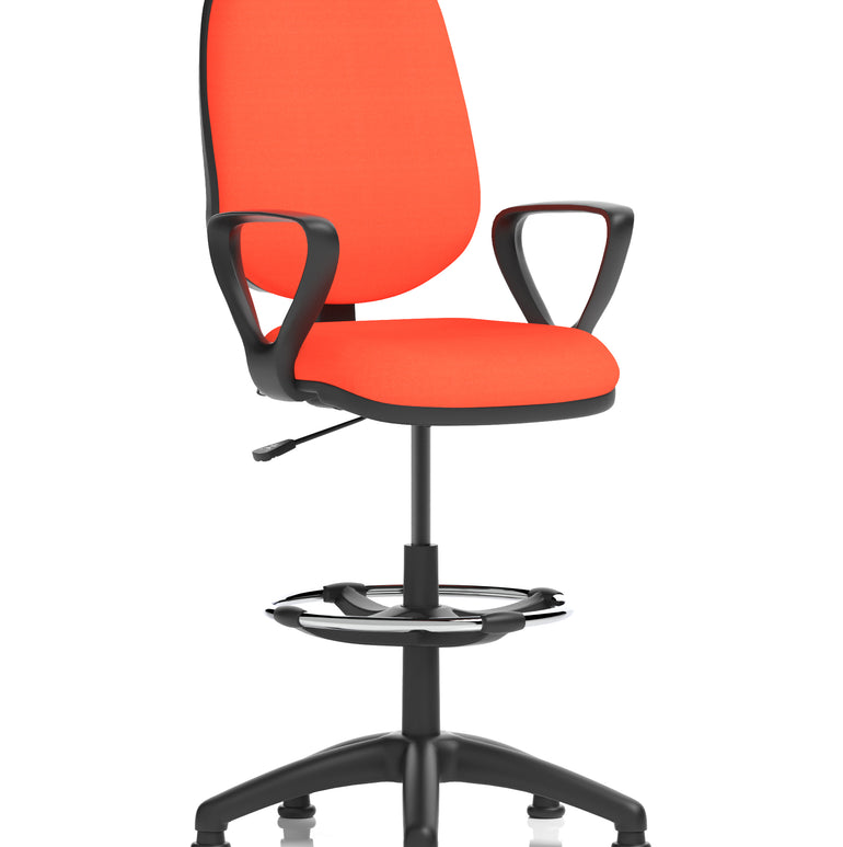 Eclipse Plus I Medium Back Task Operator Office Chair with Hi Rise Draughtsman Kit