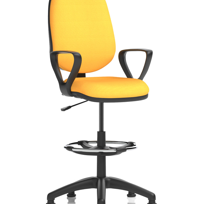 Eclipse Plus I Medium Back Task Operator Office Chair with Hi Rise Draughtsman Kit