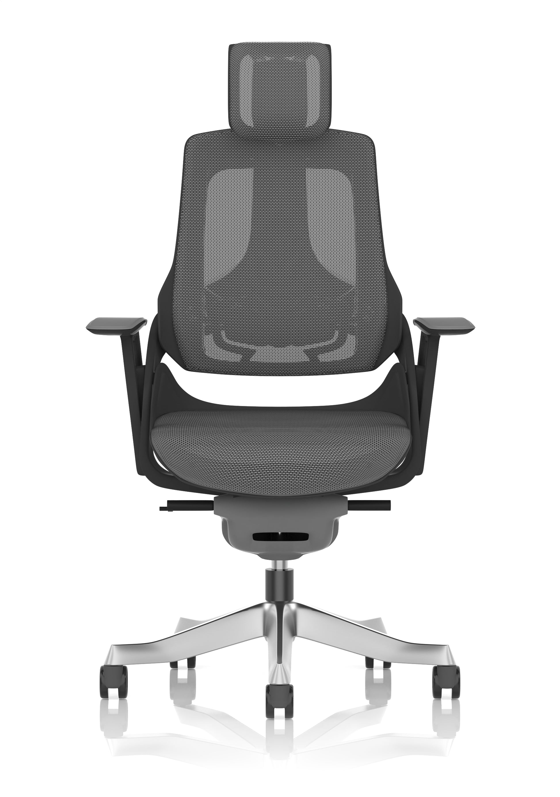 Zure High Back Black Shell Executive Office Chair with Arms