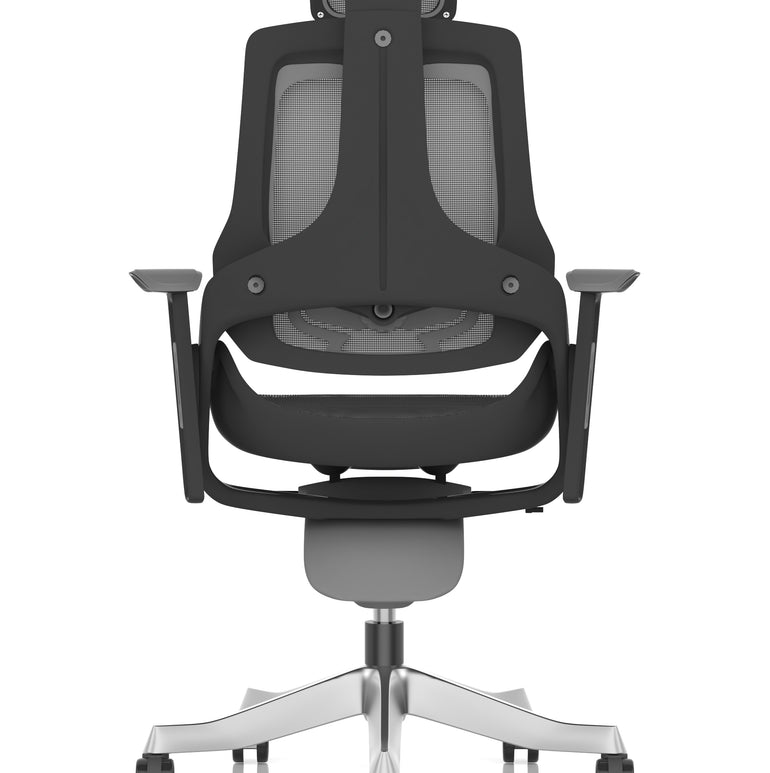Zure High Back Black Shell Executive Office Chair with Arms