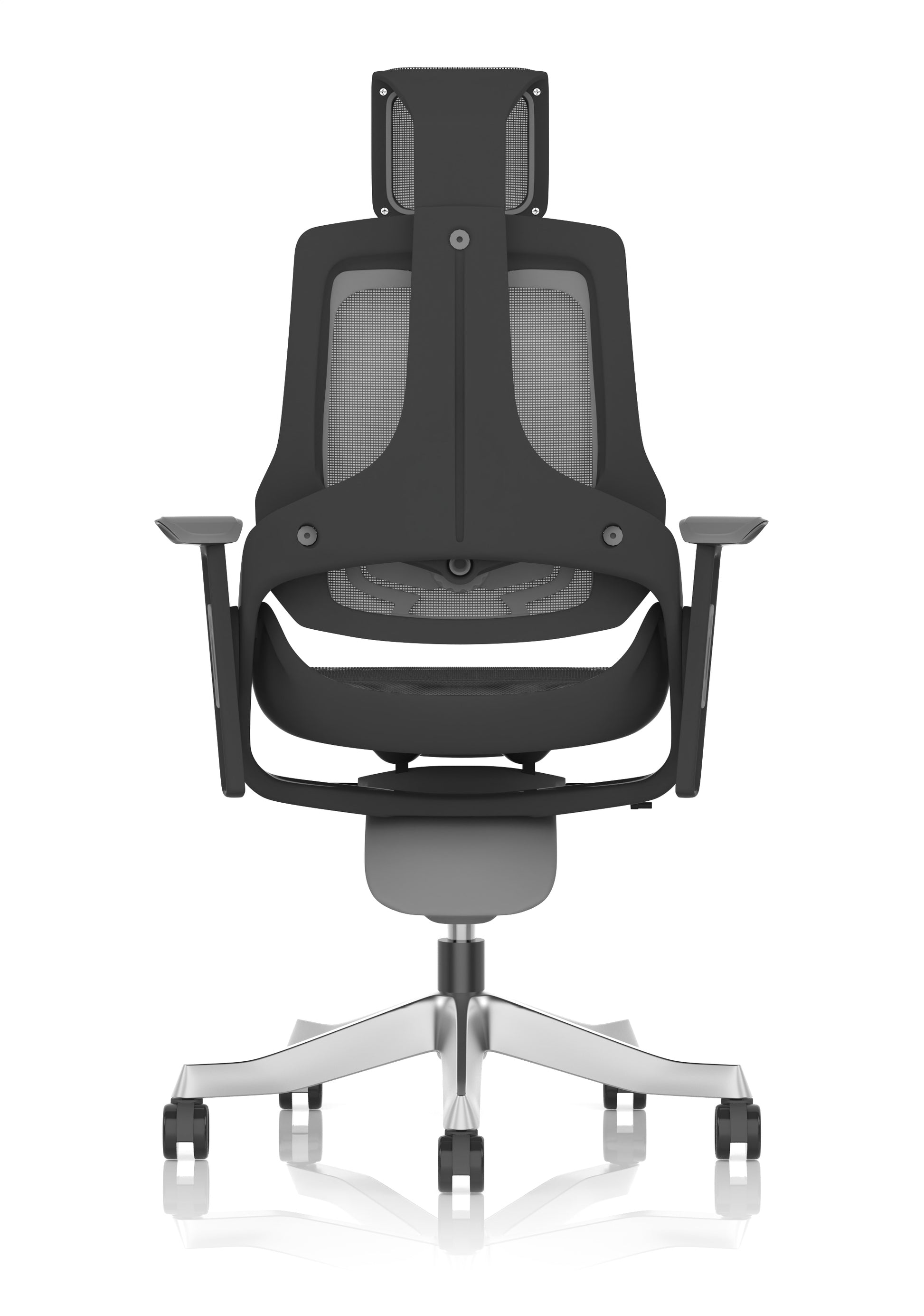 Zure High Back Black Shell Executive Office Chair with Arms