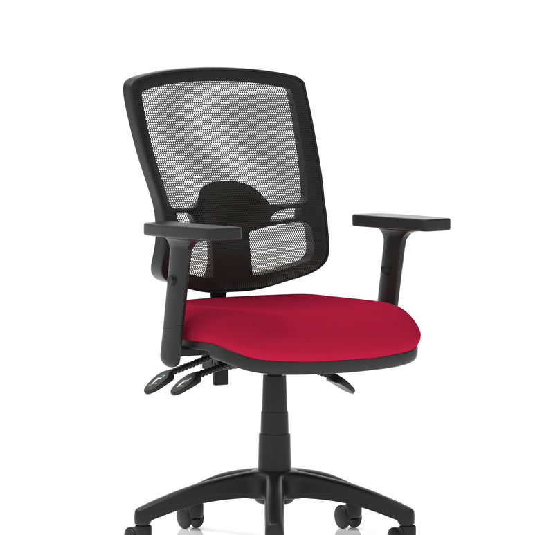 Eclipse Plus III Deluxe Medium Mesh Back Task Operator Office Chair