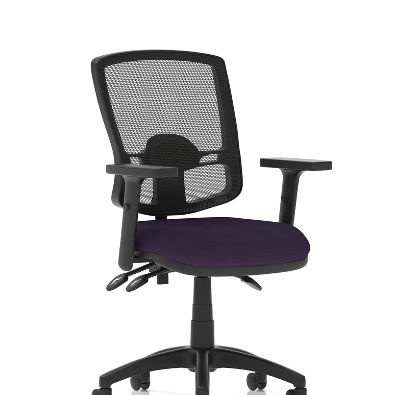 Eclipse Plus III Deluxe Medium Mesh Back Task Operator Office Chair