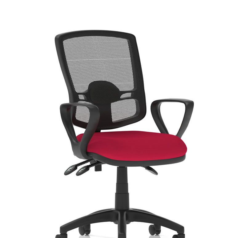 Eclipse Plus III Deluxe Medium Mesh Back Task Operator Office Chair