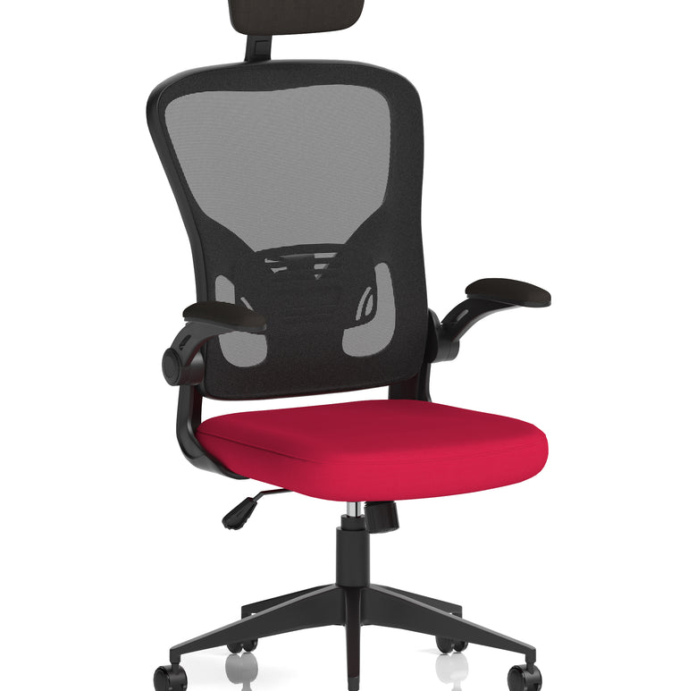 Ace Executive Mesh Chair With Folding Arms