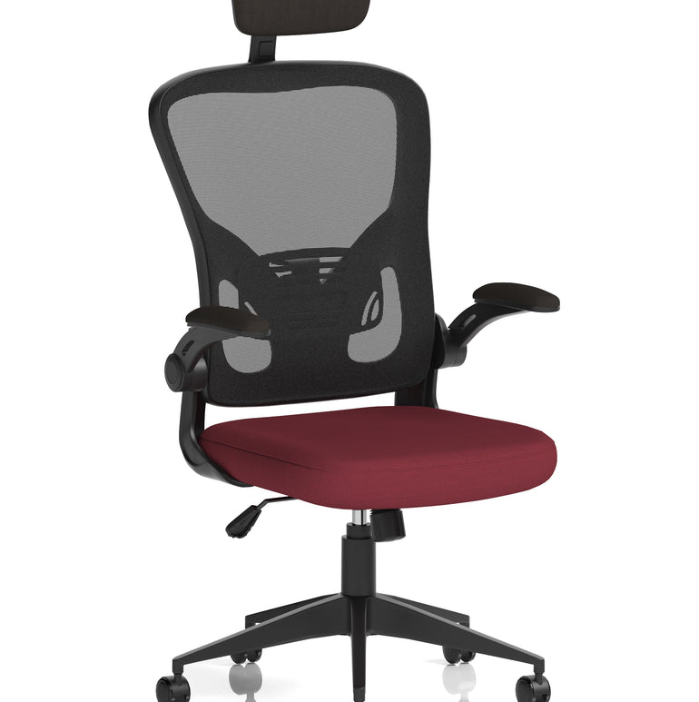 Ace Executive Mesh Chair With Folding Arms