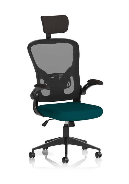 Ace Executive Mesh Chair With Folding Arms