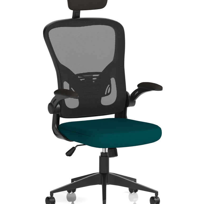 Ace Executive Mesh Chair With Folding Arms