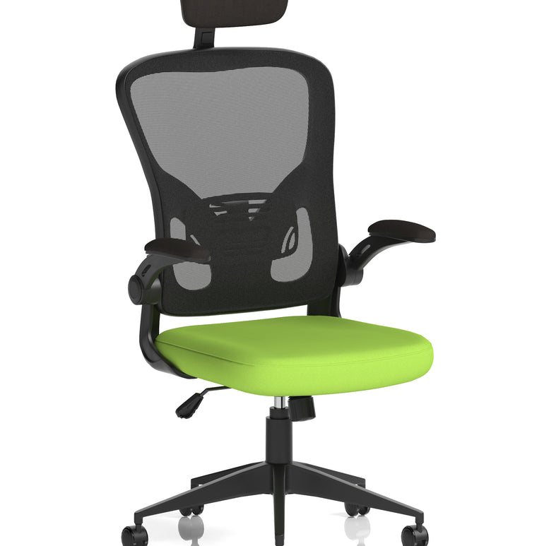 Ace Executive Mesh Chair With Folding Arms