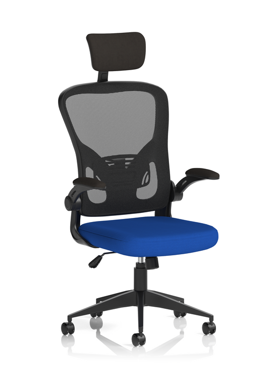 Ace Executive Mesh Chair With Folding Arms