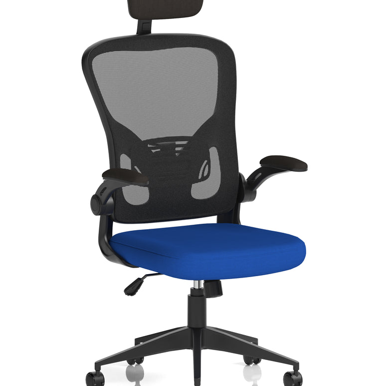 Ace Executive Mesh Chair With Folding Arms