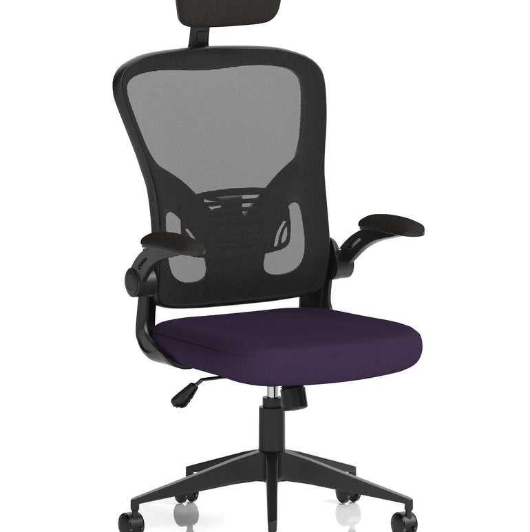 Ace Executive Mesh Chair With Folding Arms