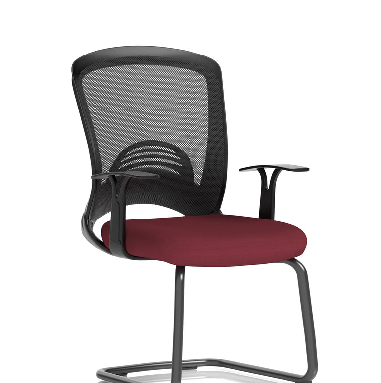 Astro Visitor Cantilever Leg Mesh Chair