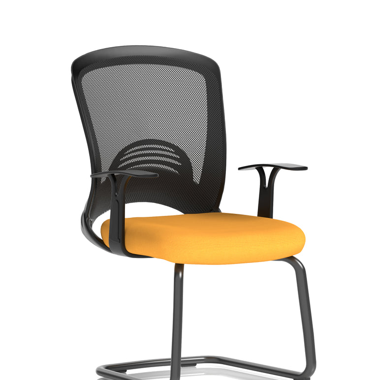 Astro Visitor Cantilever Leg Mesh Chair