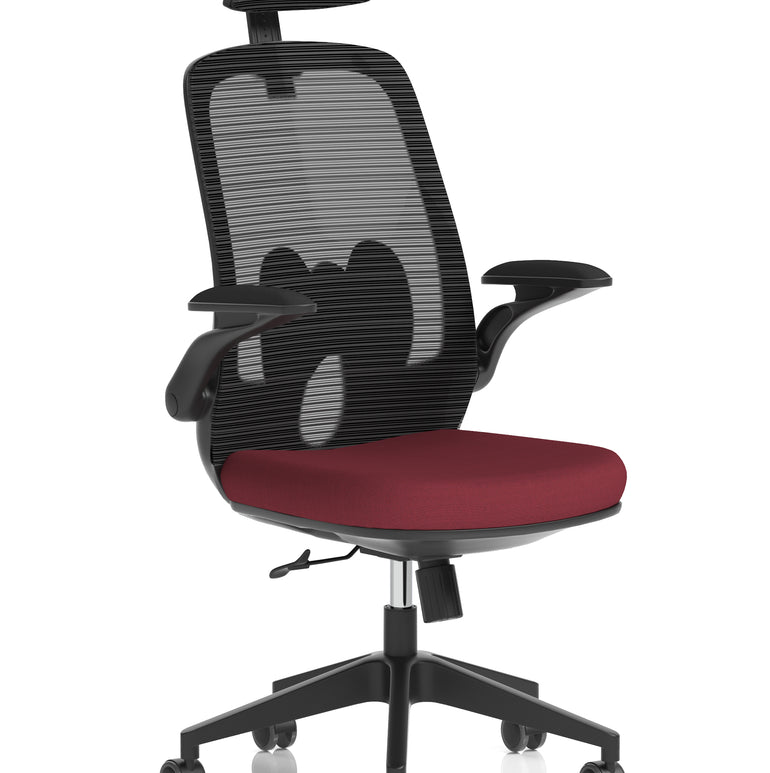 Sigma Executive Mesh Chair With Folding Arms