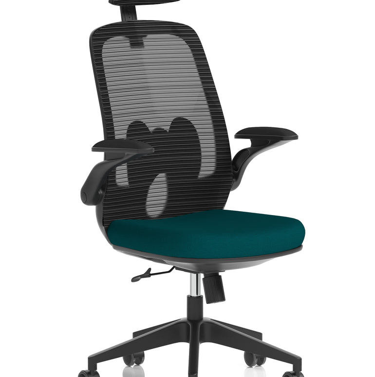 Sigma Executive Mesh Chair With Folding Arms