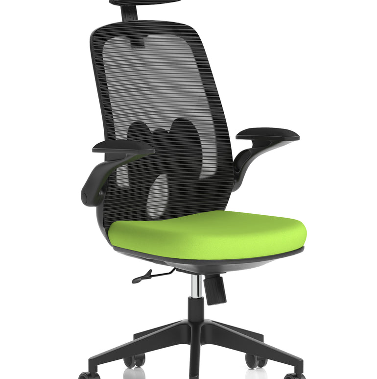 Sigma Executive Mesh Chair With Folding Arms
