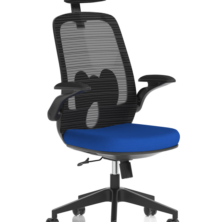 Sigma Executive Mesh Chair With Folding Arms