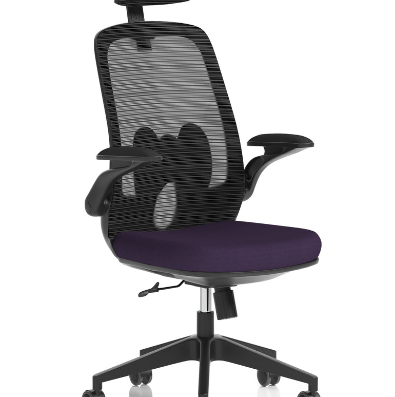 Sigma Executive Mesh Chair With Folding Arms