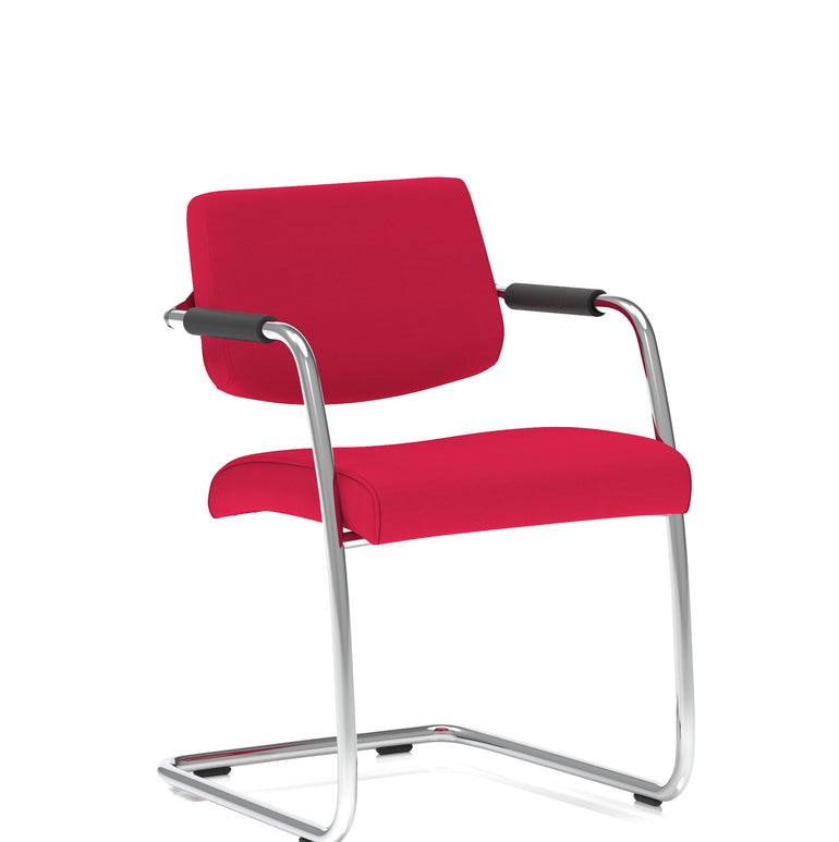 Havanna Medium Back Cantilever Visitor Chair with Arms