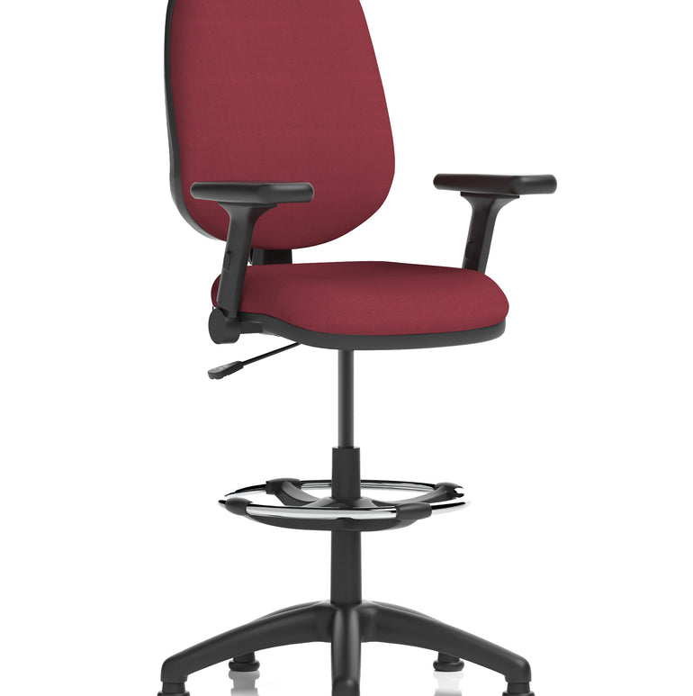 Eclipse Plus I Medium Back Task Operator Office Chair with Hi Rise Draughtsman Kit