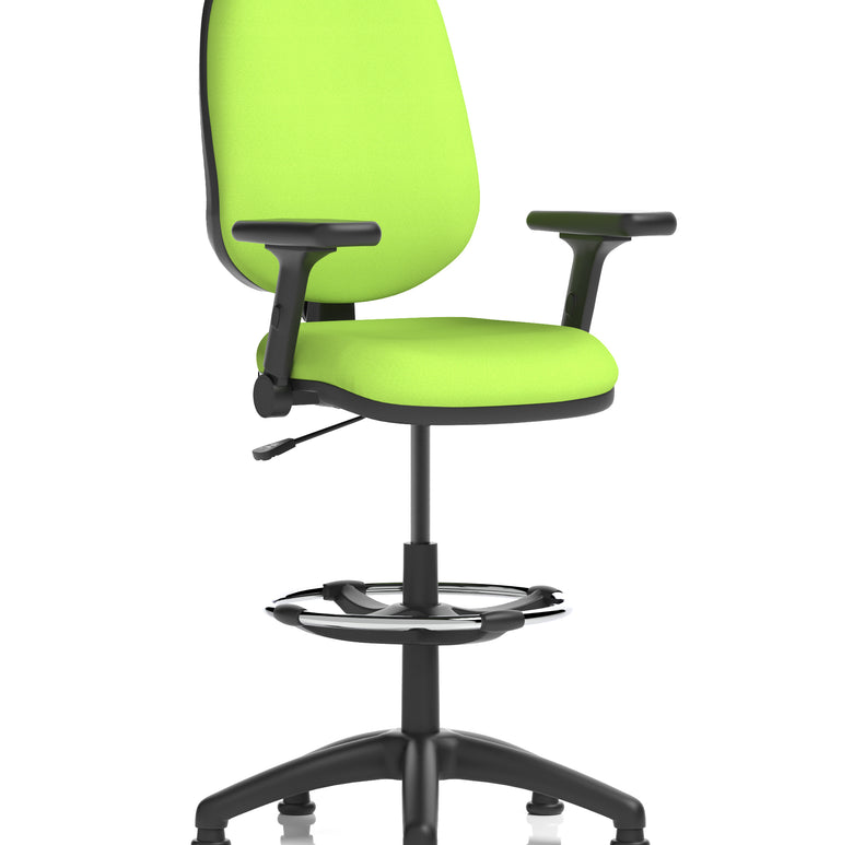 Eclipse Plus I Medium Back Task Operator Office Chair with Hi Rise Draughtsman Kit