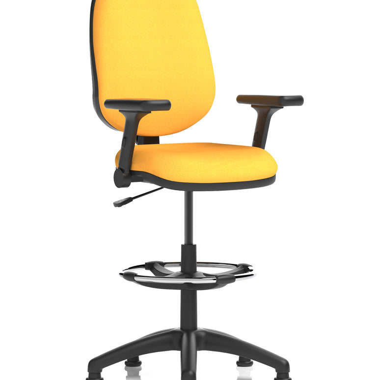 Eclipse Plus I Medium Back Task Operator Office Chair with Hi Rise Draughtsman Kit