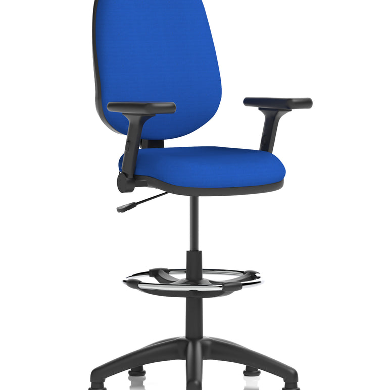 Eclipse Plus I Medium Back Task Operator Office Chair with Hi Rise Draughtsman Kit
